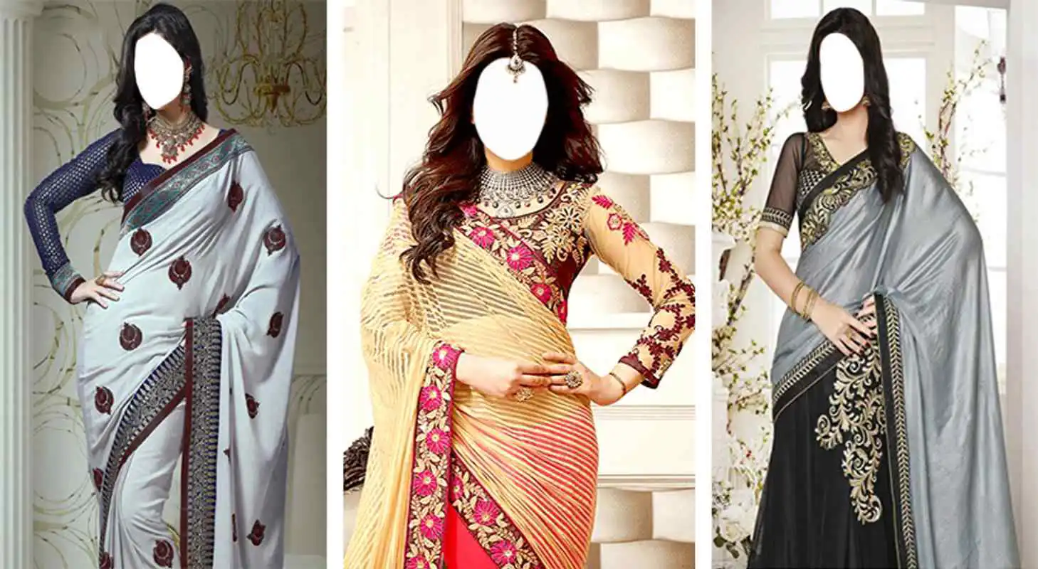 Play Woman Saree Photo Frames Editor|Saree Photo Suit